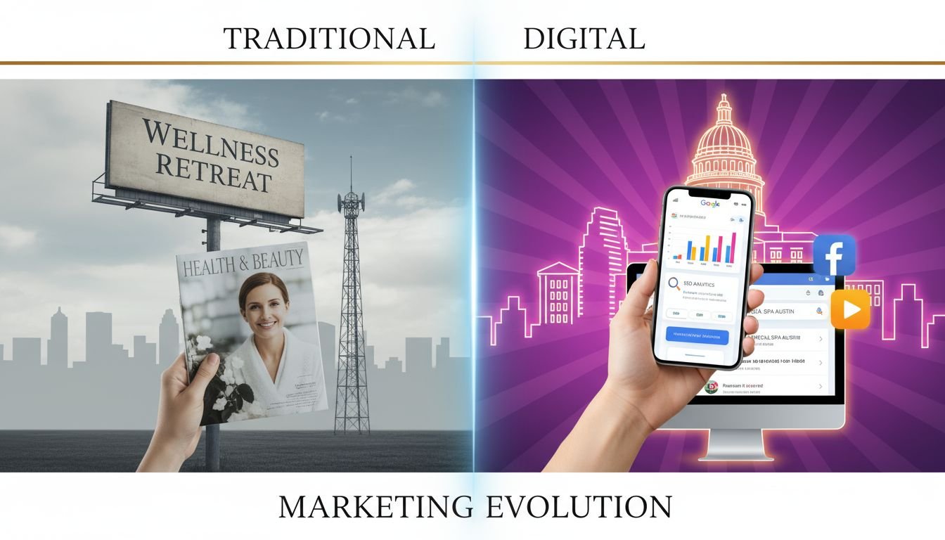 Med Spa SEO vs Traditional Advertising - Marketing Comparison for Austin Med Spas